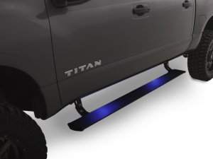 Nissan Titan Running Boards - AMP Research - PowerStep Plug-N-Play - Black - `16-`17 Nissan Titan Running Boards - AMP Research - PowerStep Plug-N-Play - Black - `16-`17